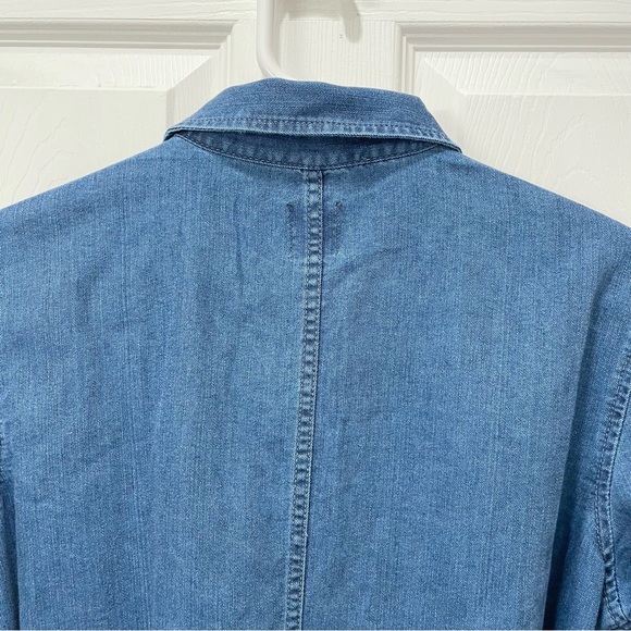 GAP Tie Waist Denim Dress - Picture 8 of 16